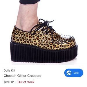 Demonia/dolls kill creepers NIB - they run small